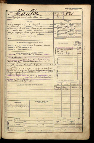 Maillot, Hippolyte Daniel Victor