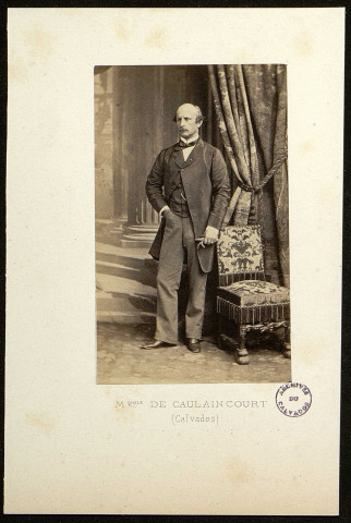 Marquis de Caulaincourt, député du Calvados, par les photographes Pierre-Louis Pierson et Léopold-Ernest Mayer