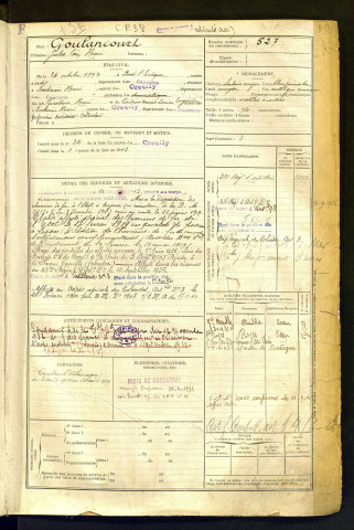 Goulancourt, Jules Léon Henri