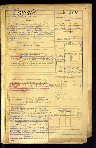 Crouain, Octave Joseph Marius