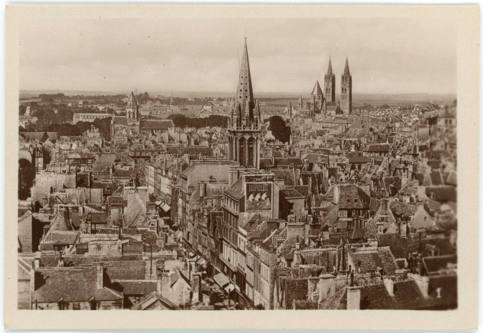 12 vues de Caen, signées "LL-ND"