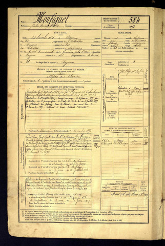 Monfiquet, Jules Ernest Victor