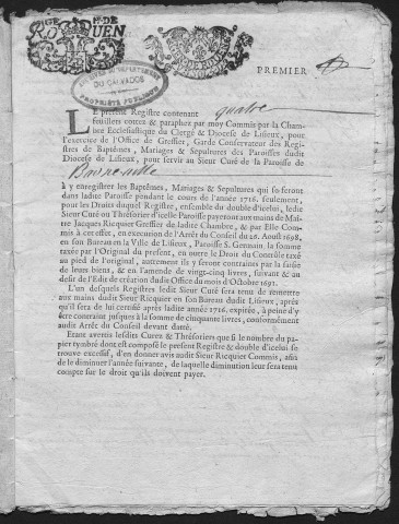 1716, avril-décembre 1717
