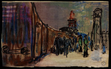 Arrivée d'un transport (dessin n°2)