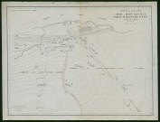 Plan topographique Manche et Calvados : Lison, Moon-sur-Elle, Sainte-Marguerite d'Elle (gare de Lison)