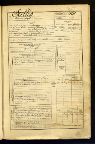 Scelles, Amand Joseph