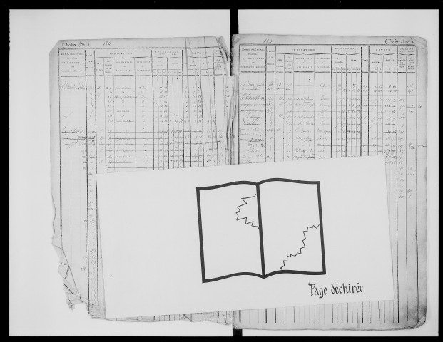 matrice cadastrale des propriétés foncières (bâties et non bâties), 1823-1913, 2e vol. (folios 429-780)