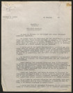 Rapports du préfet Pierre Daure pour les mois de février à décembre 1945
