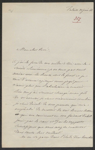 Lettres de Brébisson à Lenormand de 1866 à 1871 (lettres n°316 à 350)