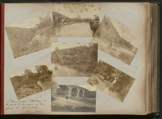 « l'Orne entre Mutrecy sur le pont d'Amayé et le pont de Grimbosq, juin 1903 », May-sur-Orne (Moulin de Courgain et galerie de la mine de fer) (pages 47 à 49).