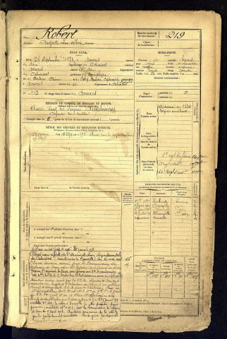 Robert, Auguste Léon Albert