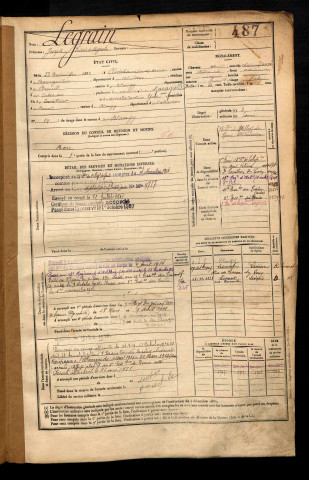 Legrain, Joseph Frédéric Auguste