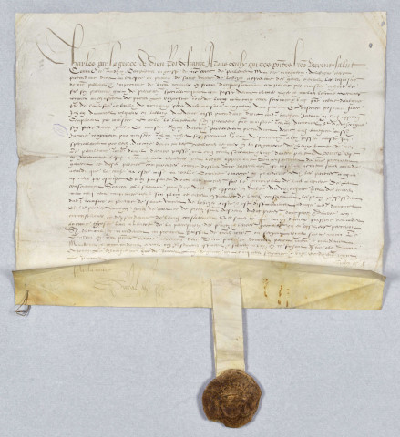 Sceau de Charles IX ordonné pour le parlement de Normandie