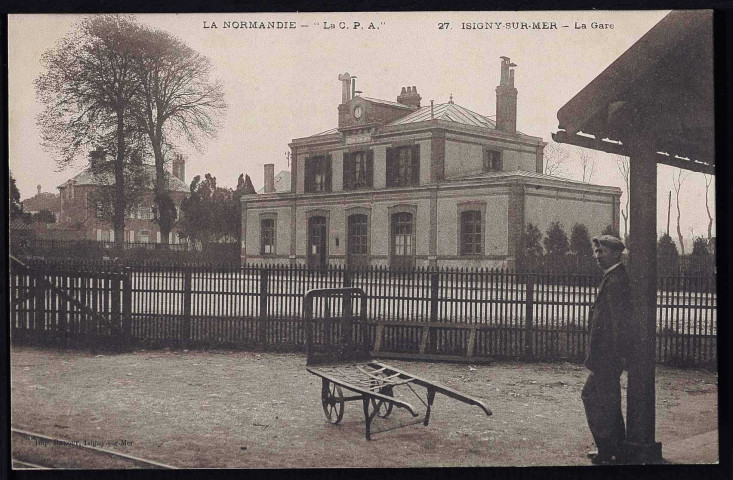 Gare, station du Vey (cartes postales n° 171,172)