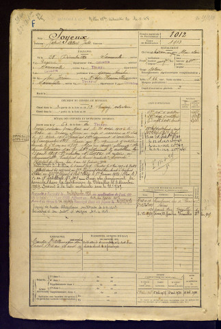 Joyeux, Gabriel Albert Jules