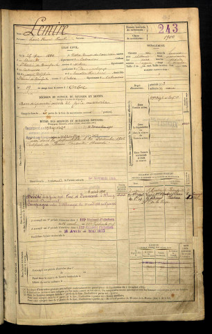 Lemire, Louis Henri Paul