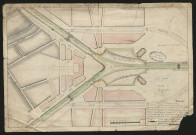 Plan des ouvrages projetés pour le port de Caen