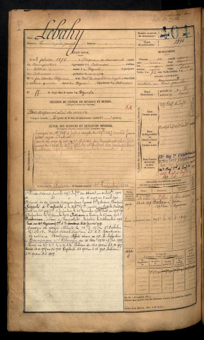 Lebahy, Ernest Eugène Joseph