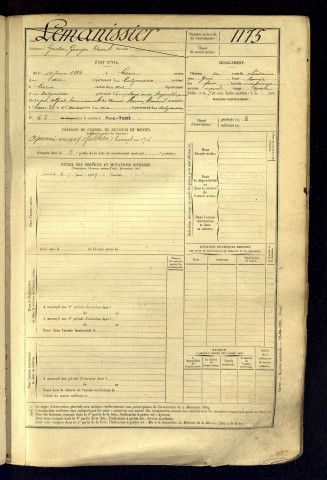 Lemanissier, Gaston Georges Raoul