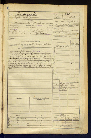 Delbrayelle, Eugène Joseph Justin