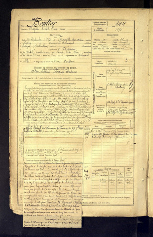 Bontier, Auguste Michel Henri