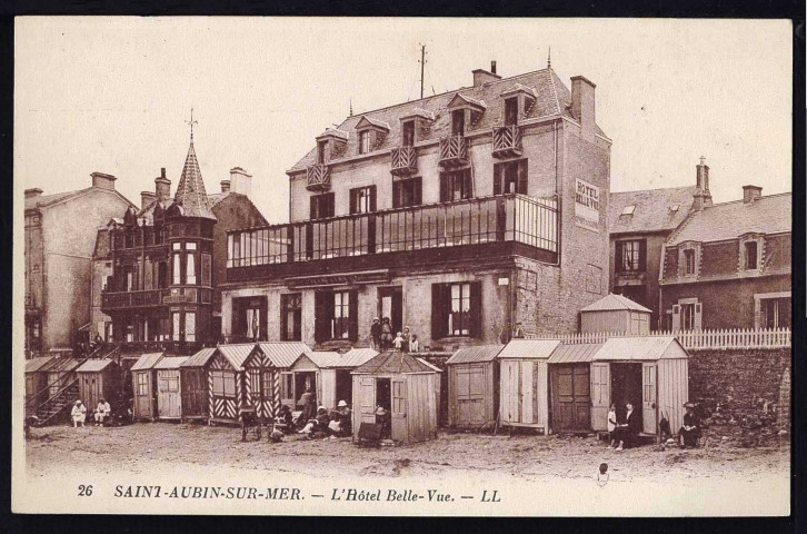 Le Castel, hôtels dont Hôtel de la Terrasse (cartes postales n°105 à 115, 215)