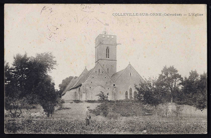 L'église et la ferme du colombier (n°2 à 7)