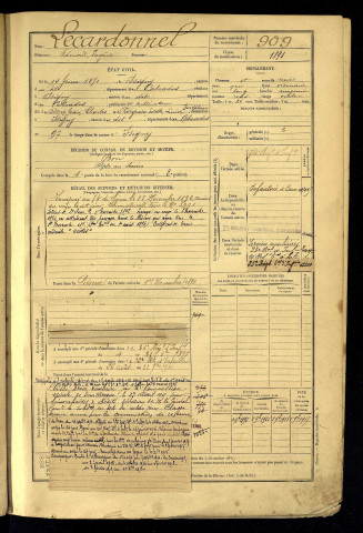 Lecardonnel, Edmond Eugène