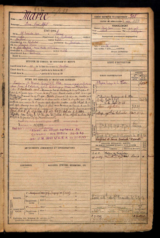 Marie, Pierre Henri Alfred