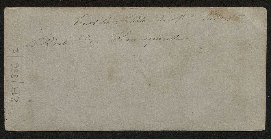 "Trouville, châlet de Monsieur Cordier. Route d'Hennequeville".