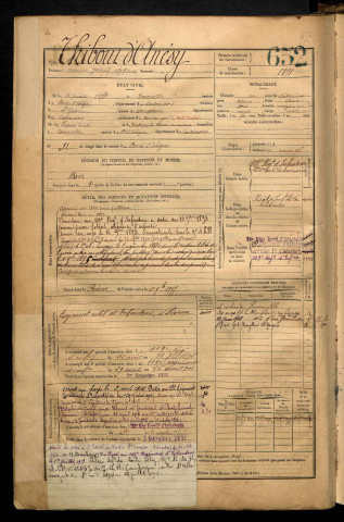 Thibout d'Anésy, Adrien Joseph Alphonse