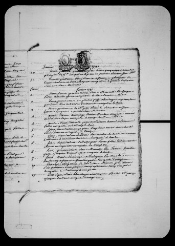 Répertoires du greffe du tribunal (1792-an V)