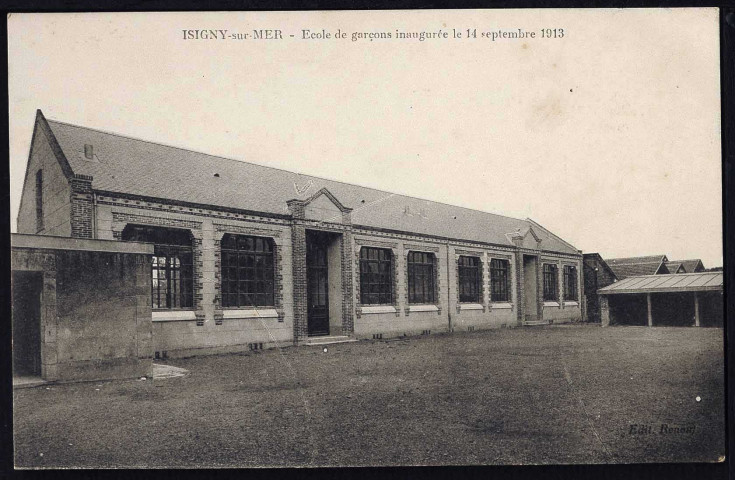 Ecole de filles et école de garçons (cartes postales n°169 et 170)