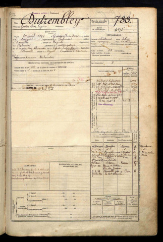 Dutrembley, Gaston Léon Eugène