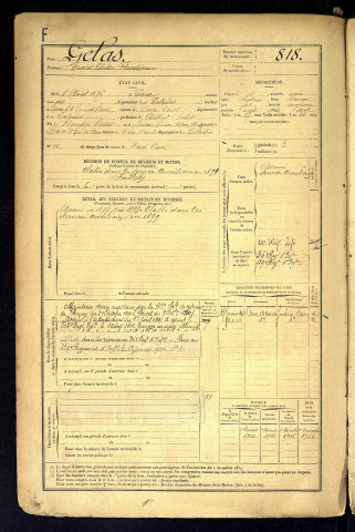 Gelas, Ernest Théodore Florentin