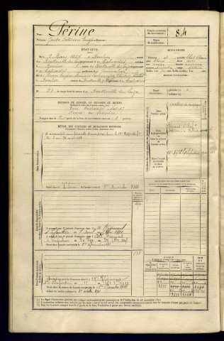 Périne, Juste Félicien Eugène