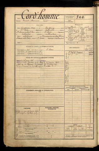 Cord'homme, Ernest Maurice