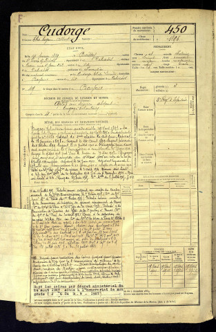 Cudorge, Elie Eugène Albert