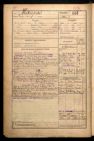 Maupas, Gaston Arsène