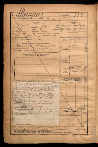 Maupas, Albert Eugène