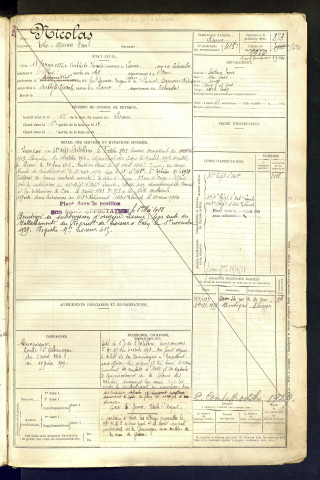 Nicolas, Bobie Marius Paul