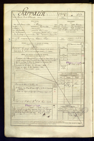 Sarrazin, Marie Emile Athanase