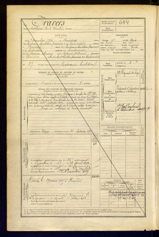 Travers, Sosthène Paul Emilien