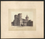 Photographie de l'Abbaye-aux-Dames de Caen, depuis la place de la reine Mathilde, par Edmond Bacot (photo n°5).