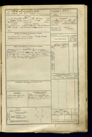 Le Saulnier, Edmond Jules Henri