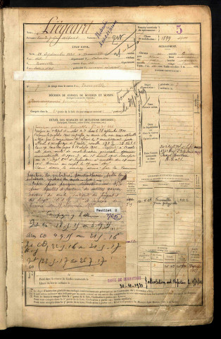 Liégeard, Emile Jules Albert