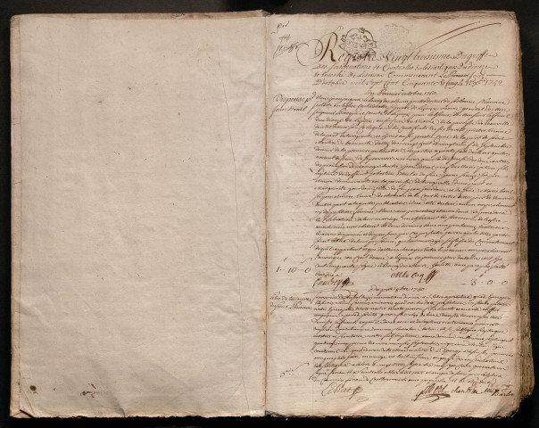 1er octobre 1750-1 décembre 1752