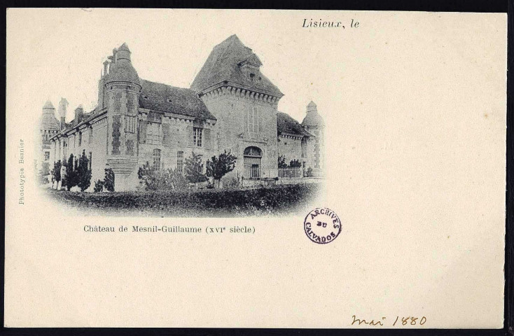 Le Mesnil-Guillaume : Château (XVIe siècle) (n°1 à 17)