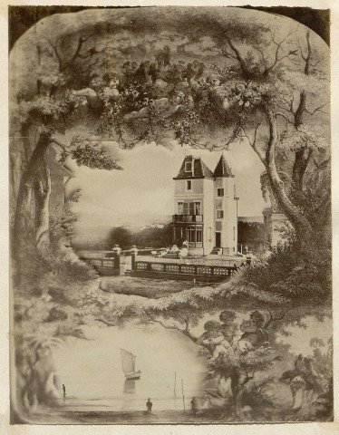 Album d'Alfred Coulon : villa à Cabourg ; vues de Cabourg, Dives-sur-Mer, Houlgate, Villers-sur-Mer et Trouville ; photomontages ; photos de famille.
