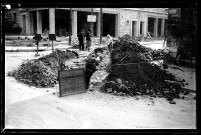 Travaux de pose de canalisations à l'angle des rues au Char et Henry-Chéron (photo n°1178)